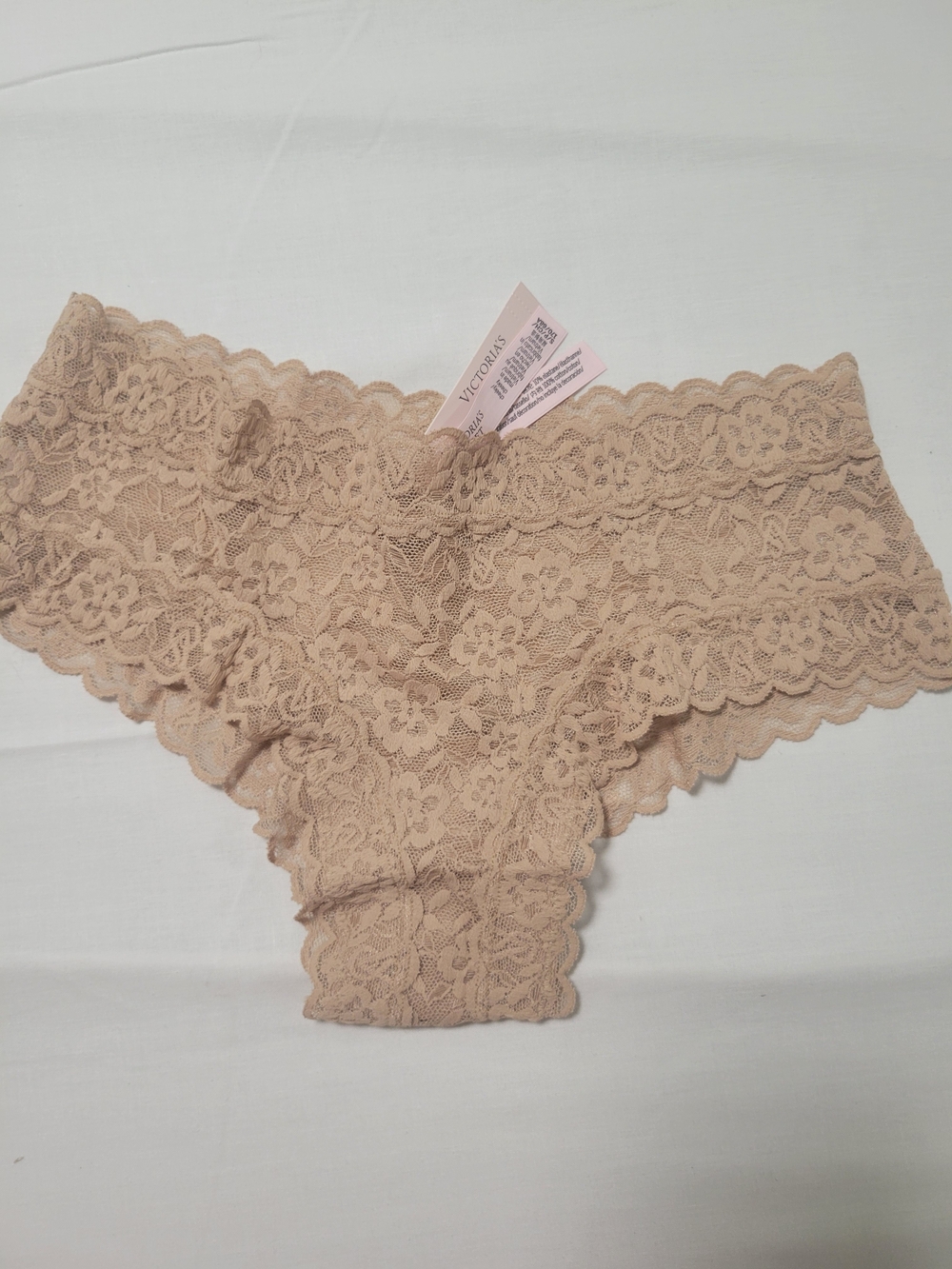 Victoria's Secret Nude Lace Boyshorts